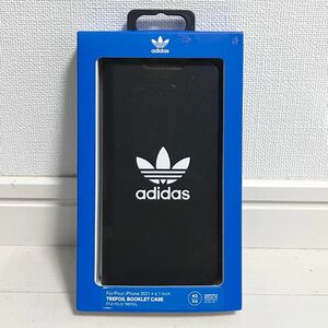 アディダス adidas iPhoneケース iPhone13 手帳型 Booklet Case トレフォイルロゴ ブラック