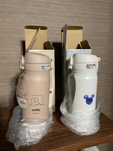 水筒 真空断熱ケータイマグ 400ml ディズニー ミッキー アイボリーホワイトケータイマグ 400ml ミッフィー ミルクティー