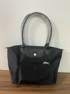 [ новый товар ] Long Champ ручная сумочка черный L размер женский большая сумка 