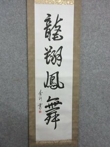 「真筆」 掛軸 書画 [B25026] 長さ185cm 幅46cm 紙本 秀行 中国 古筆 墨蹟 古玩 古美術