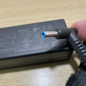 [ domestic sending ]HP original power supply AC adaptor charger 19.5V 2.31A 45W AC code attached postage included . safety 