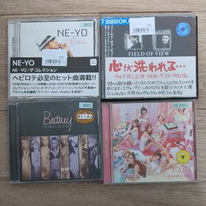 CD NE-YO FiELD OF VIEW ブリトニースピアーズ T−ARA レンタル落ちCD ４枚