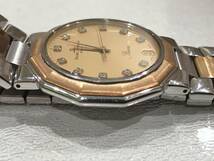 BAUME & MERCIER ボームメルシェ リビエラ 5131.3 クォーツ式 電池式 ※動作未確認 リューズ破損_画像9