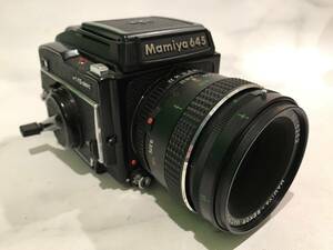 Mamiya Mamiya M645 1000S MAMIYA-SEKOR MACRO C 80mm 1:4 medium size film camera beautiful goods 