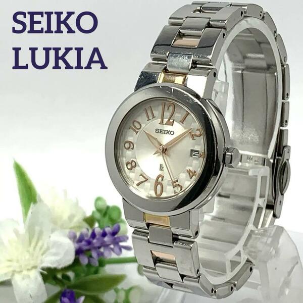 375 SEIKO LUKIA セイコー ルキア レディース 腕時計 デイト クオーツ式 新品電池交換済 人気 希少