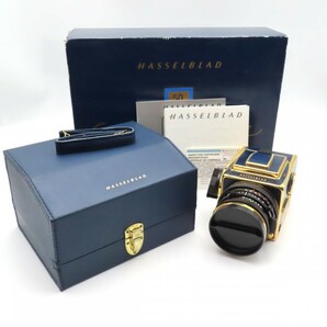 1円〜 Hasselblad ハッセルブラッド 50周年 503CX GOLDEN BLUE 箱・ケース付 動作未確認 y206-2630295【Y商品】の画像1