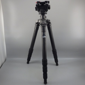 1円〜 Gitzo ジッツオ G1548 大型カーボン三脚・Manfrotto マンフロット503 雲台 撮影機材 他撮影機材 236-2704781【O商品】