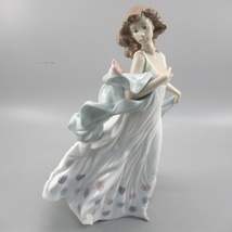 1円〜 Lladro リヤドロ No.6193「夏のセレナーデ」フィギュリン 女性 小鳥 ドレス 236-2699518【O商品】_画像1