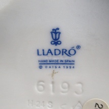 1円〜 Lladro リヤドロ No.6193「夏のセレナーデ」フィギュリン 女性 小鳥 ドレス 236-2699518【O商品】_画像7