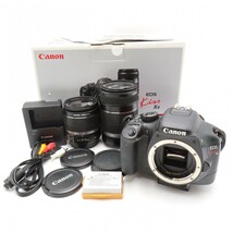 1円〜 Canon キヤノン EOS Kiss X4 デジタル一眼レフカメラ レンズ 箱付 動作確認済 現状品 y230-2660915【Y商品】_画像1