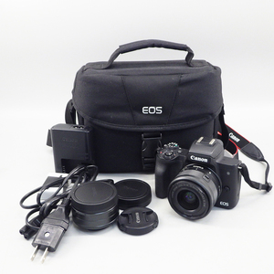 1 иен ~ Canon Canon EOS M50*EF-M 22mm F2 STM/15-45mm F3.5-6.3 IS STM * работа дефект есть камера 269-2679698[O товар ]
