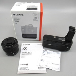 1円〜 SONY ソニー VG-C4EM 縦位置グリップ・FE 28-60mm F4-5.6 SEL2860 レンズ 2点 ※動作未確認 246-2724648【O商品】