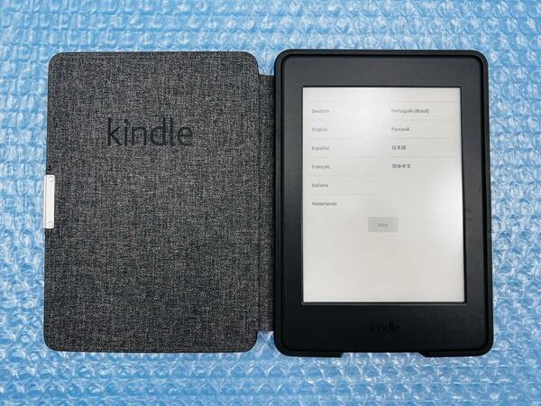 #Y00174 Amazon Kindle Paperwhite マンガモデル /Wi-Fi /32G /ブラック /広告つき + Amazon純正 プレミアムレザーカバー