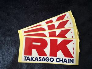 RK TAKASAGO CHAIN タカサゴチェーン　ステッカー　4枚