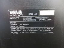 【70832】YAMAHA ヤマハ WT11 WX11 ウインドシンセサイザー 中古 現状品_画像5