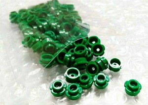 100個　1×1　緑　花　LEGO　レゴ　未組み立て　未使用　パーツ　部品　葉