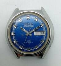 MM37♪＜AT/不動＞腕時計 フェイスのみ ジャンク SEIKO 5 ACTUS セイコー アクタス 25石 6106-7580 自動巻き デイデイト 現状品♪_画像7