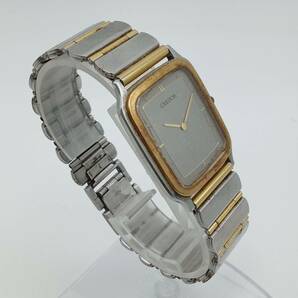 RR85◇＜QZ/不動＞腕時計 SEIKO CREDOR セイコー クレドール ST.STEEL 18KT BEZEL 9570-5180 クォーツ 2針 現状品◇の画像2