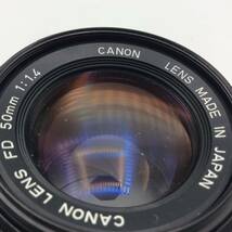 BB13♪＜動作/精度未確認＞ジャンク フィルムカメラ Canon キャノン A‐1 50ｍｍ 1:1.4 レンズフィルター 現状品♪_画像7