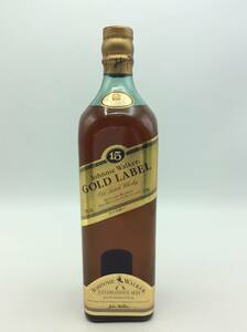 BB103◇＜未開栓＞Johnnie Walker ジョニーウォーカー ゴールドラベル 15年 750ml 43％ スコッチ ウイスキー 洋酒 古酒 ◇