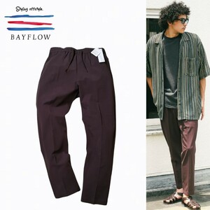 # new goods unused BAYFLOW... and adult face. SOLOTEX Easy pants spring summer * relax feeling stretch light weight Solo Tec sL size4 Bay flow 