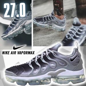 NIKE AIRMAX VAPORMAX plus 27.0 27 WGG03 ナイキ エアマックス ヴェイパーマックス グレー