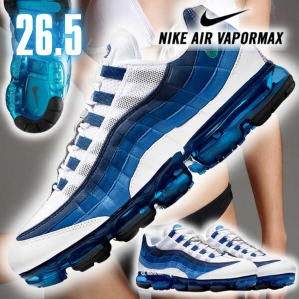 NIKE AIR VAPOR MAX PLUS 95 26.5 BGB06 ナイキ エア ヴェイパー マックス ヴァイパー ブルー