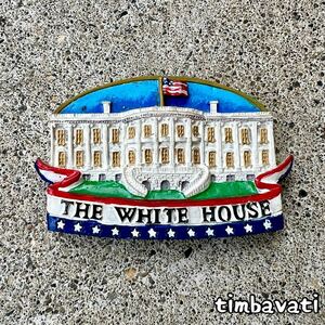 ☆新品☆【アメリカ】ワシントンD.C. ホワイトハウス　スーベニア マグネット　お土産 コレクション　USA America Washington White house