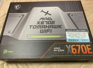 MSI MPG X670E TOMAHAWK WIFI 通電一度のみ　箱に凹み破れあり