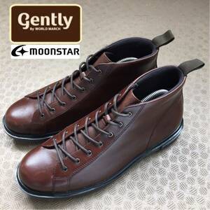 ☆【 Gently moon star 】★メンズレザー チャッカスニーカーブーツ★サイズ25.5EEEE