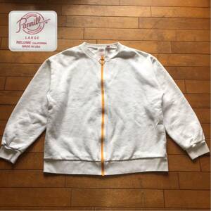 ☆【 Pannill 】★Made in USA ヘビーコットン クルーネックフルジップ スエットジャケット★サイズL