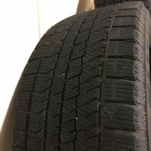 ブリヂストンBRIDGESTONEブリザックBLIZZAK GX02 225/55R17×4本 中古品 アルファードMNH10Wにて使用スタッドレスタイヤ純正ホイール付き_画像7