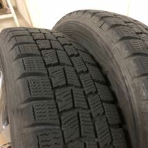 ダンロップ WINTERMAXX155/65R13×4本 中古品格安スタート売切り 三菱　EKワゴンH82Wにて使用 スタッドレスタイヤホイール付_画像5