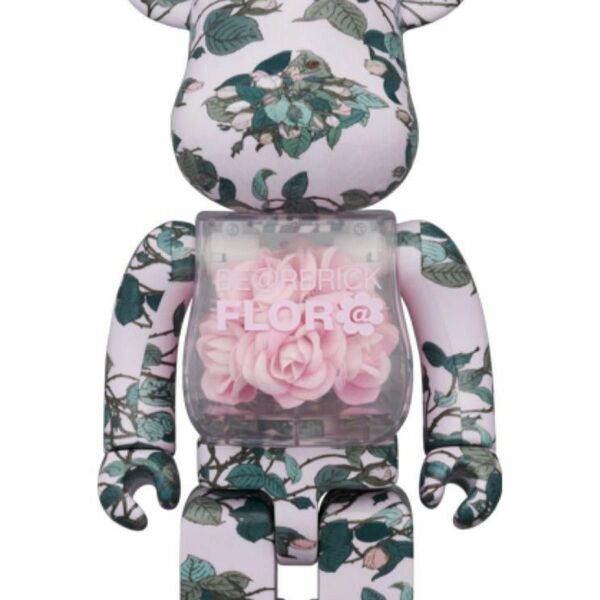 BE@RBRICK FLOR@ PINK ROSE 400％