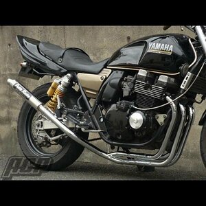 プリティー製 XJR400 ４ＨＭ 極 タイプ３ 4-2-1 マフラー メッキ