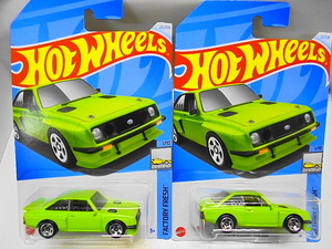 Hotwheels フォード エスコート RS2000 2台セット ミニカー ホットウィール