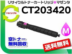 送料無料 アペオスポートプリント C4570 C5570対応 リサイクル トナーカートリッジ CT203420 マゼンタ CT203412の大容量 ゼロックス 再生品