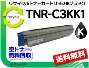 【3本セット】MC860dtn/MC860dn/C830dn/C810dn/C810dn-T対応 リサイクルトナー TNR-C3KK1 ブラック 再生品