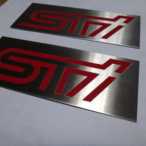 ＳＴＩ ロゴ ステンレスプレートまとめて 自作品 スバルの画像3