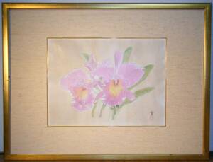 Art hand Auction [Genuino] Pintura de artista desconocido., firmado, pintura japonesa, flor, obra maestra, R87, Cuadro, pintura japonesa, Flores y pájaros, Fauna silvestre