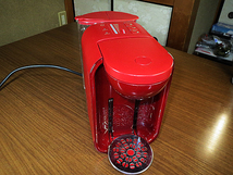 UCC 上島珈琲 ドリップポッド DP1 (R) チェリーレッド 赤 コーヒーメーカー カプセル式 DRIP POD　未使用に近い_画像2
