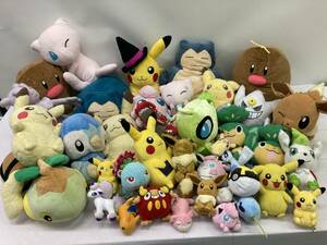 ★◆【ジャンク】ポケモン ぬいぐるみ 大量セット ポケセン有り ピカチュウ ミュウ イーブイなど 2個口140サイズ×2