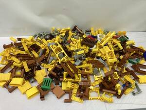 **[ Junk ] Plarail . column large amount set gross weight approximately 9.8kg... brick yellow color tea color etc. scratch dirt lack of damage equipped 140 size 