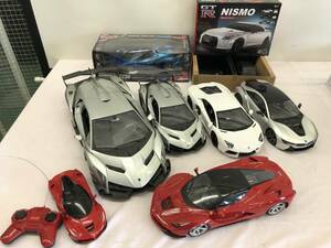 **[ Junk ] radio-controller sport car Ferrari BMW GTR Lamborghini super Falcon large amount set size 140