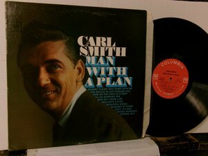 ▲LP CARL SMITH カール・スミス / MAN WITH A PLAN 輸入盤 COLUMBIA CS-9301 カントリー◇r60518