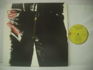 ■ 輸入USA盤 ジッパー付 ダブルジャケ LP 　THE ROLLING STONES / STICKY FINGERS ザ・ローリング・ストーンズ 1971年 ◇r60508