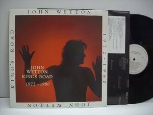 [LP] JOHN WETTON ジョン・ウェットン / KING'S ROAD キングス・ロード 1972-1980 US盤 EG RECORDS EGLP 70 KING CRIMSON ◇60523