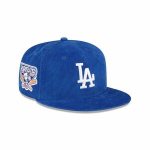 7 3/4 UNDEFEATED x Los Angeles Dodgers x New Era Corduroy 59FIFTY Fitted Cap Blue