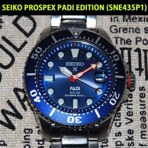 セイコー プロスペックス　SEIKO PROSPEX PADI EDITION (SNE435P1)