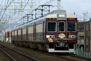 鉄道写真　阪急電鉄　6300系　京とれいん　KGサイズ